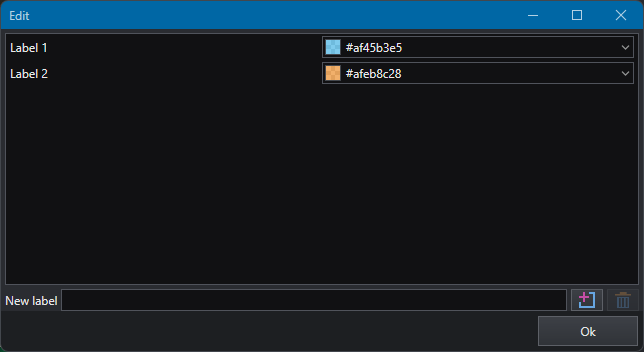 Data Classification Model Editor