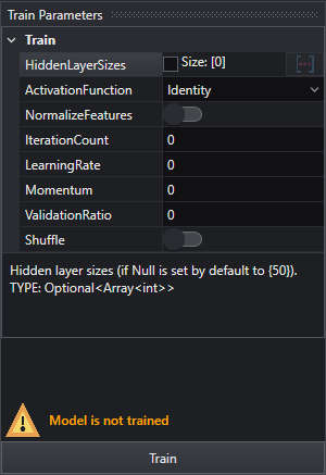 Data Classification Model Editor