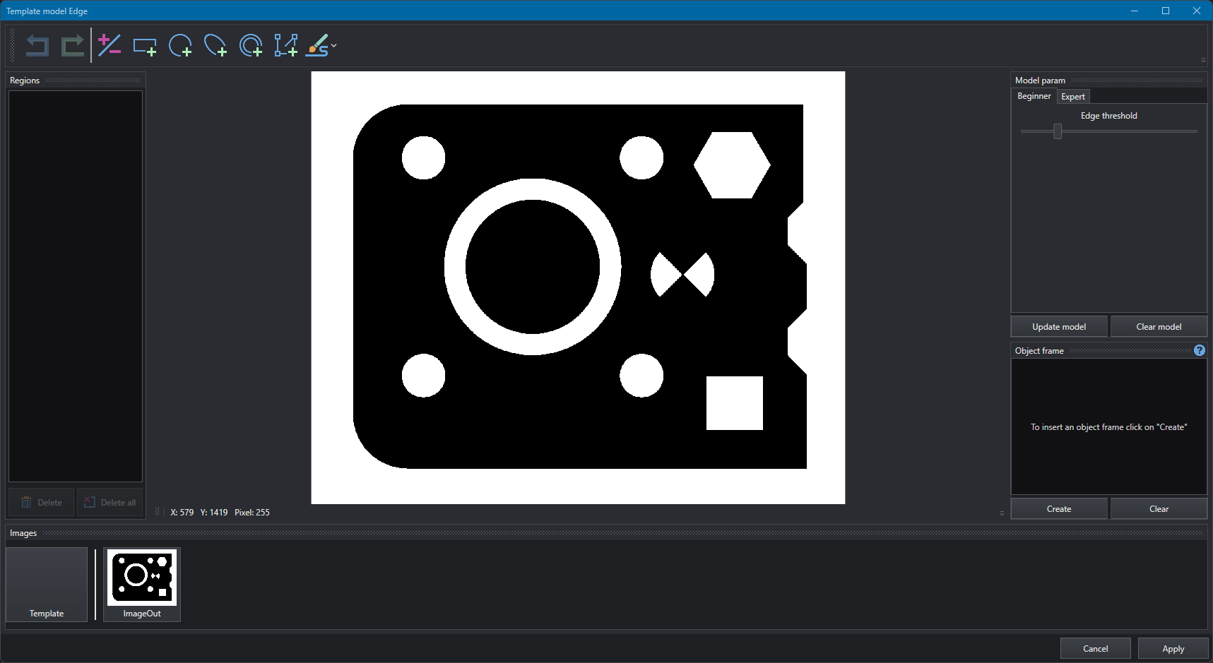 Template Model Editor