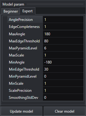Template Model Editor